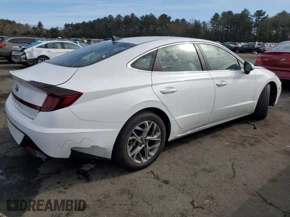2023 Hyundai Sonata SEL with VIN KMHL64JA8PA283323, listed as a Copart auction lot 45757175 with 22,949 mi miles and Salvage Title. Bid and sale history available at DreamBid. Image 3.