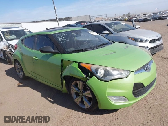2012 Hyundai Veloster w/Gray Int z VIN KMHTC6AD5CU040673, wystawiony jako IAAI lot #41491429 z przebiegiem Nie podano mil oraz . Historia ofert i sprzedaży dostępna na DreamBid. Obrazek 1.