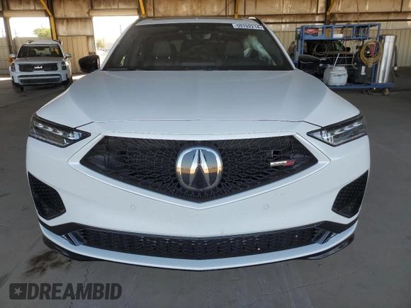 2023 Acura MDX Type S w/Advance Package with VIN 5J8YD8H88PL004405, listed as a Copart auction lot 59702214 with 18,042 mi miles and Salvage Title. Bid and sale history available at carsss.com. Image 5.