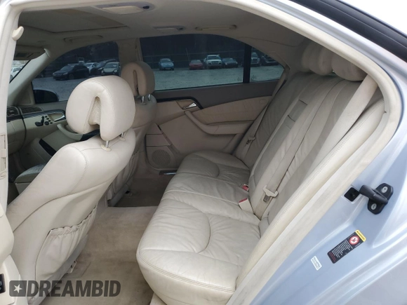 2005 Mercedes-Benz S-Class 5.0L with VIN WDBNG75J05A452316, listed as a Copart auction lot 82888994 with 167,954 mi miles and Salvage Title. Bid and sale history available at carsss.com. Image 11.