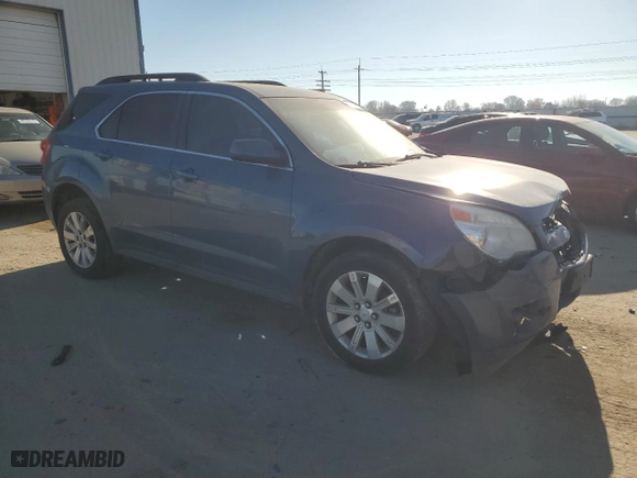2011 Chevrolet Equinox LT w/1LT with VIN 2CNFLDE51B6291627, listed as a Copart auction lot 43268005 with 134,318 mi miles and Salvage Title. Bid and sale history available at carsss.com. Image 4.