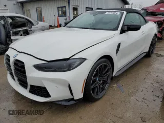 2022 BMW M4 Competition xDrive with VIN WBS33BA0XNCJ06162, listed as a Copart auction lot 86007824 with 9,316 mi miles and Salvage Title. Bid and sale history available at carsss.com. Image 1.