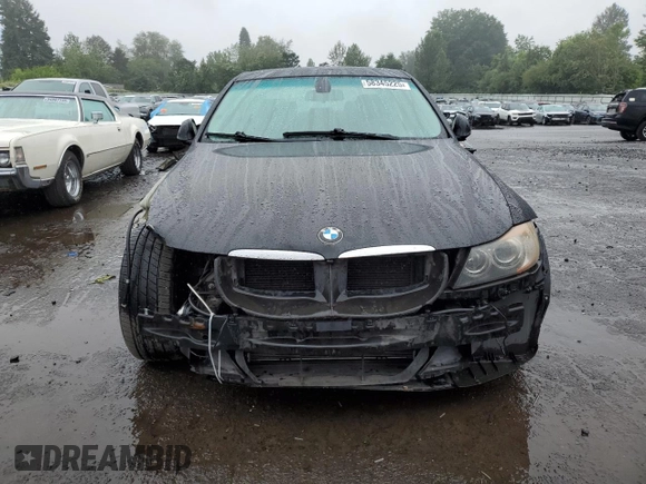 2006 BMW 3 Series 330i with VIN WBAVB335X6PS11566, listed as a Copart auction lot 58345225 with 152,952 mi miles and Salvage title. Bid and sale history available at DreamBid. Image 5.