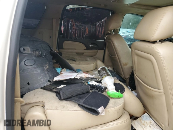 2012 GMC Yukon XL Denali with VIN 1GKS2MEF5CR284219, listed as a Copart auction lot 85585714 with 202,387 mi miles and Salvage Title. Bid and sale history available at carsss.com. Image 12.