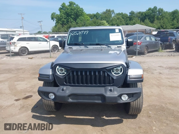 2019 Jeep Wrangler Unlimited Sahara with VIN 1C4HJXEN5KW542403, listed as a IAAI auction lot 42524989 with 60,451 mi miles and . Bid and sale history available at DreamBid. Image 12.