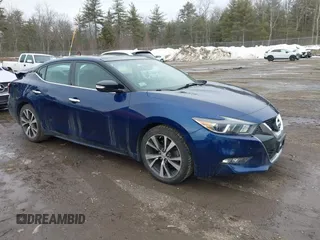 2017 Nissan Maxima Platinum with VIN 1N4AA6AP5HC368853, listed as a IAAI auction lot 41699639 with 107,009 mi miles. Bid and sale history available at carsss.com. Image 1.