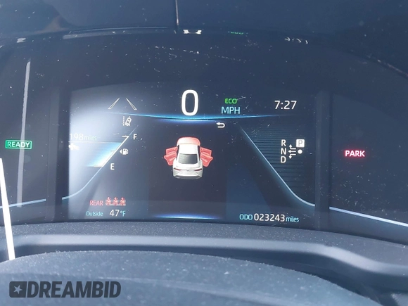 2022 Toyota Mirai XLE with VIN JTDAAAAA9NA007013, listed as a IAAI auction lot 41744965 with 23,243 mi miles and . Bid and sale history available at DreamBid. Image 15.