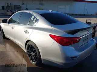 2015 Infiniti Q50 Premium with VIN JN1BV7AP8FM331816, listed as a IAAI auction lot 41760845 with 168,507 mi miles. Bid and sale history available at carsss.com. Image 3.