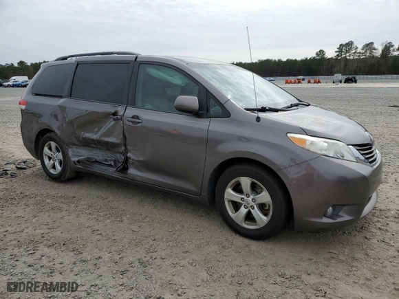 2013 Toyota Sienna LE AAS with VIN 5TDKK3DC9DS319862, listed as a Copart auction lot 48043515 with 165,625 mi miles and Salvage Title. Bid and sale history available at carsss.com. Image 4.