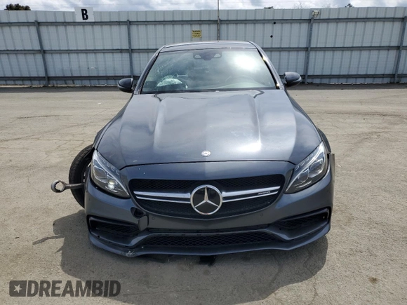2016 Mercedes-Benz C 63 S AMG with VIN 55SWF8HBXGU104566, listed as a Copart auction lot 51460175 with 57,051 mi miles and Salvage title. Bid and sale history available at DreamBid. Image 5.