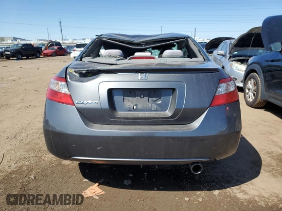 2011 Honda Civic Cpe EX with VIN 2HGFG1B81BH512770, listed as a Copart auction lot 52191215 with 137,217 mi miles and Salvage Title. Bid and sale history available at carsss.com. Image 6.