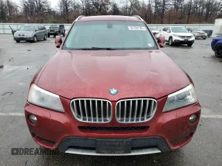 2011 BMW X3 35i with VIN 5UXWX7C5XBL735445, listed as a Copart auction lot 52239125 with 136,990 mi miles and Clean Title. Bid and sale history available at DreamBid. Image 5.