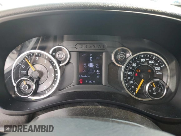 2020 Ram 2500 Lone Star z VIN 3C6UR5JJ2LG297324, wystawiony jako Copart lot #60854035 z przebiegiem 91 280 mil mil oraz Szkoda całkowita • Salvage title. Historia ofert i sprzedaży dostępna na DreamBid. Obrazek 9.