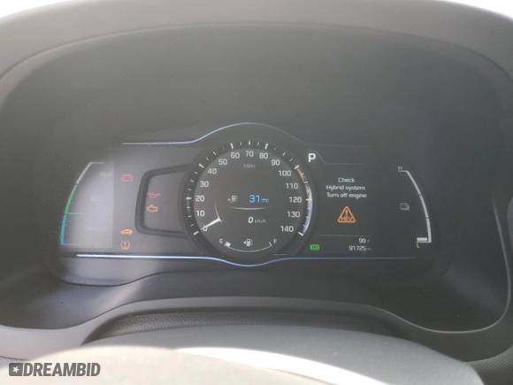 2017 Hyundai Ioniq Hybrid Limited with VIN KMHC05LC3HU026172, listed as a Copart auction lot 69344704 with NaN miles and Clean Title. Bid and sale history available at carsss.com. Image 9.