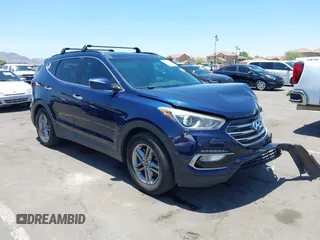 2017 Hyundai Santa Fe 2.4L with VIN 5XYZU3LB2HG383620, listed as a IAAI auction lot 42592744 with 120,897 mi miles and . Bid and sale history available at DreamBid. Image 1.
