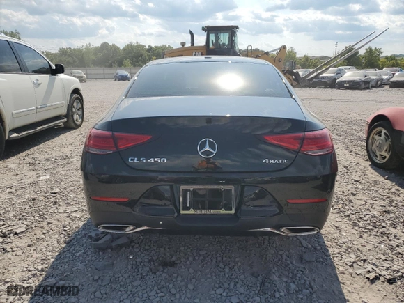 2023 Mercedes-Benz CLS with VIN W1K2J5KB8PA120656, listed as a Copart auction lot 67143664 with 9,413 mi miles and Salvage Title. Bid and sale history available at carsss.com. Image 6.