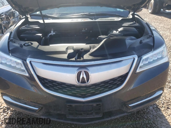 2016 Acura MDX with VIN 5FRYD4H25GB058054, listed as a Copart auction lot 40644373 with 91,886 mi miles. Bid and sale history available at carsss.com. Image 12.