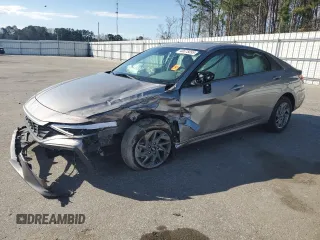 2024 Hyundai Elantra SEL with VIN KMHLM4DG5RU648015, listed as a Copart auction lot 48675095 with 31,098 mi miles and Salvage Title. Bid and sale history available at carsss.com. Image 1.