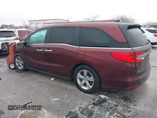 2020 Honda Odyssey EX-L with VIN 5FNRL6H75LB045105, listed as a IAAI auction lot 41499974 with 90,469 mi miles. Bid and sale history available at carsss.com. Image 3.
