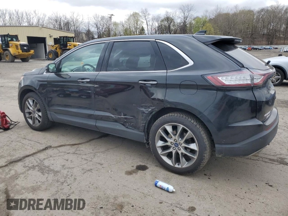 2015 Ford Edge Titanium with VIN 2FMPK4K86FBB83488, listed as a Copart auction lot 53333305 with 233,804 mi miles and Salvage Title. Bid and sale history available at carsss.com. Image 2.