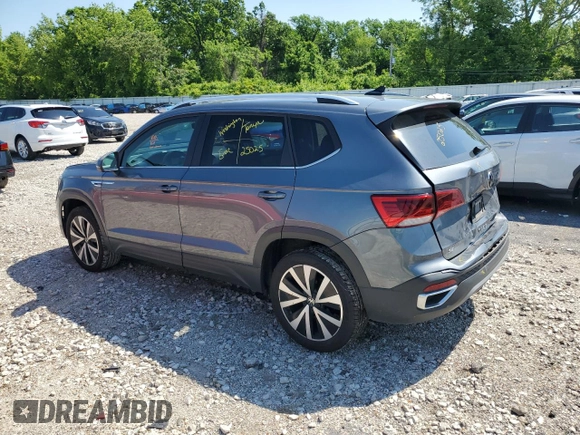 2024 Volkswagen Taos SE z VIN 3VVSX7B26RM008403, wystawiony jako Copart lot #56887985 z przebiegiem 60 595 mil mil oraz Czysty tytuł • Clean title. Historia ofert i sprzedaży dostępna na DreamBid. Obrazek 2.