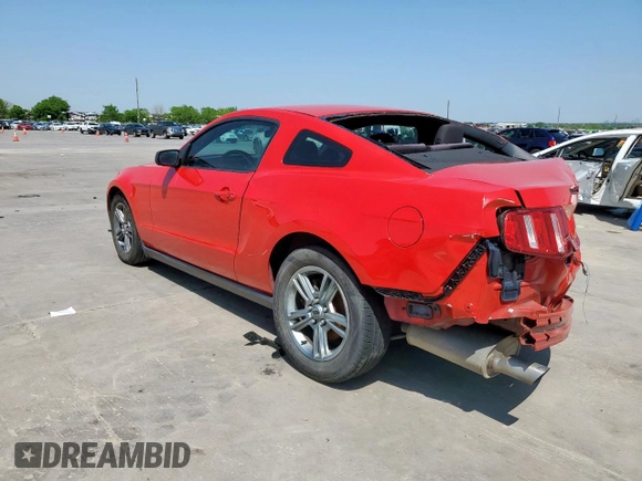 2011 Ford Mustang V6 with VIN 1ZVBP8AM4B5165105, listed as a Copart auction lot 52209855 with 202,568 mi miles and Salvage Title. Bid and sale history available at carsss.com. Image 2.
