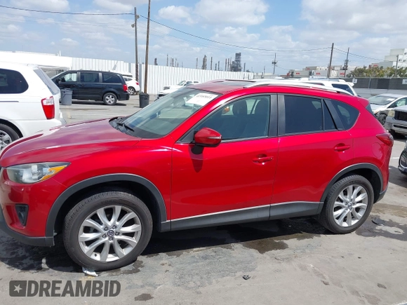 2015 Mazda CX-5 Grand Touring with VIN JM3KE2DY7F0537017, listed as a IAAI auction lot 41953011 with 78,098 mi miles. Bid and sale history available at carsss.com. Image 14.