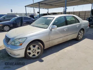 2005 Lexus LS 430 z VIN JTHBN36FX50176616, wystawiony jako Copart lot #58240375 z przebiegiem 96 911 mil mil oraz Szkoda całkowita • Salvage title. Historia ofert i sprzedaży dostępna na DreamBid. Obrazek 1.
