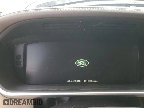 2014 Land Rover Range Rover Supercharged with VIN SALGS2TF8EA195067, listed as a Copart auction lot 53537105 with 131,368 mi miles and Salvage Title. Bid and sale history available at DreamBid. Image 9.