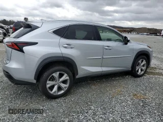 2017 Lexus NX 300h with VIN JTJBJRBZ7H2057704, listed as a Copart auction lot 47775355 with 95,053 mi miles and Salvage Title. Bid and sale history available at DreamBid. Image 3.