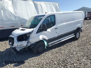 2024 Ford Transit Cargo with VIN 1FTBR1Y87RKA62463, listed as a Copart auction lot 63827265 with Not provided miles and Salvage title. Bid and sale history available at DreamBid. Image 1.