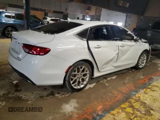 2016 Chrysler 200 C with VIN 1C3CCCEG8GN130783, listed as a Copart auction lot 45719055 with 0 mi miles and Salvage Title. Bid and sale history available at carsss.com. Image 3.