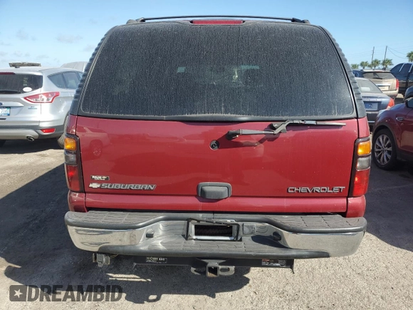 2004 Chevrolet Suburban LT with VIN 3GNEC16ZX4G329869, listed as a Copart auction lot 75017474 with 129,922 mi miles and Salvage Title. Bid and sale history available at carsss.com. Image 6.