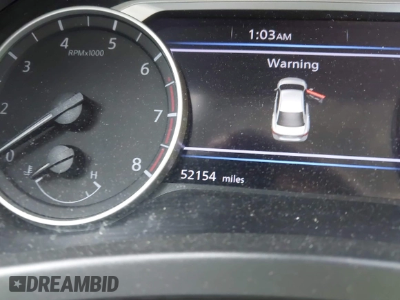 2022 Nissan Sentra SV with VIN 3N1AB8CV3NY242124, listed as a IAAI auction lot 42137520 with 52,154 mi miles. Bid and sale history available at carsss.com. Image 14.