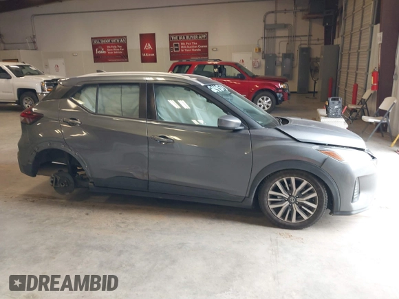 2021 Nissan Kicks SV with VIN 3N1CP5CV7ML469515, listed as a IAAI auction lot 41629851 with 82,604 mi miles and . Bid and sale history available at DreamBid. Image 14.
