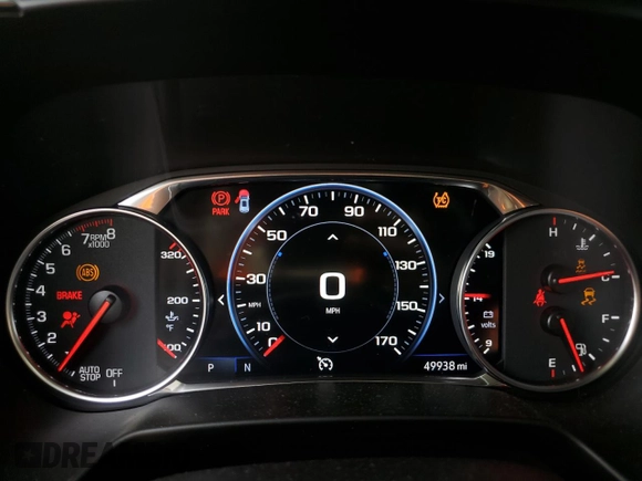 2021 Chevrolet Blazer RS with VIN 3GNKBKRS3MS548714, listed as a Copart auction lot 55111335 with 49,938 mi miles and Salvage title. Bid and sale history available at DreamBid. Image 9.