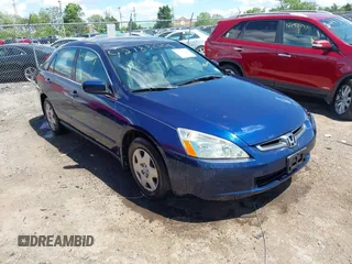 2005 Honda Accord LX z VIN 1HGCM56495A056675, wystawiony jako IAAI lot #42183008 z przebiegiem 382 681 mil mil oraz . Historia ofert i sprzedaży dostępna na DreamBid. Obrazek 1.
