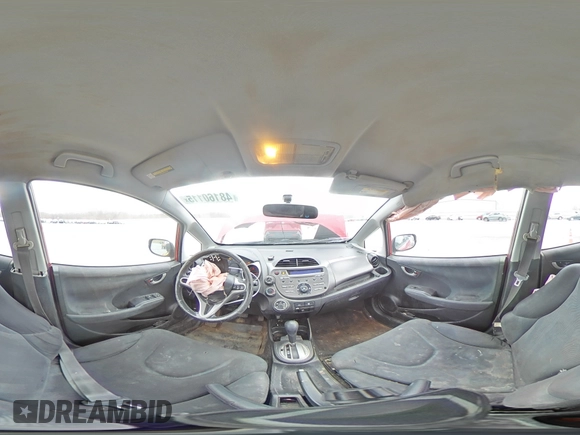 2009 Honda Fit Sport with VIN JHMGE88439S004369, listed as a Copart auction lot 48160115 with 190,132 mi miles and Salvage Title. Bid and sale history available at carsss.com. Image 12.