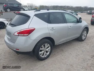 2014 Nissan Murano S with VIN JN8AZ1MU6EW416687, listed as a IAAI auction lot 42015846 with 221,252 mi miles. Bid and sale history available at carsss.com. Image 4.