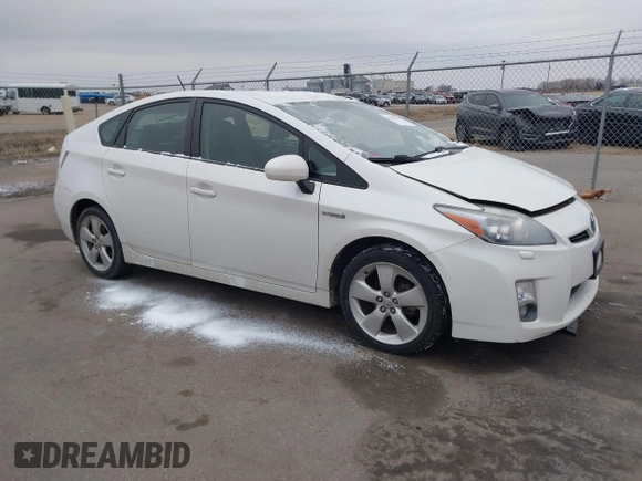 2010 Toyota Prius II with VIN JTDKN3DU4A0056503, listed as a IAAI auction lot 41518736 with 167,374 mi miles. Bid and sale history available at carsss.com. Image 1.