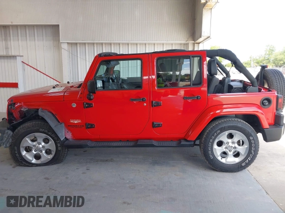 2014 Jeep Wrangler Unlimited Sahara z VIN 1C4BJWEGXEL179054, wystawiony jako IAAI lot #42151597 z przebiegiem 151 810 mil mil oraz . Historia ofert i sprzedaży dostępna na DreamBid. Obrazek 15.