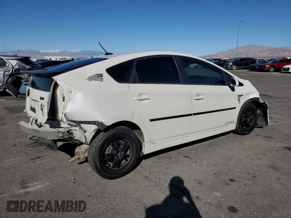 2013 Toyota Prius One with VIN JTDKN3DU3D5700869, listed as a Copart auction lot 50425165 with 80,489 mi miles and Salvage Title. Bid and sale history available at carsss.com. Image 3.