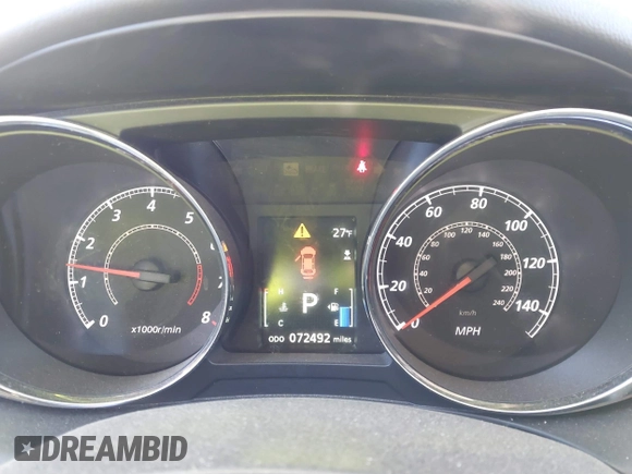 2018 Mitsubishi Outlander Sport SE 2.4 with VIN JA4AR3AW9JZ005073, listed as a IAAI auction lot 41277315 with 72,492 mi miles. Bid and sale history available at carsss.com. Image 7.
