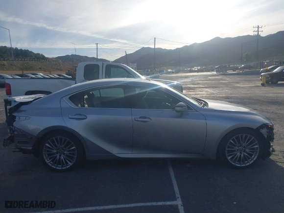 2022 Lexus IS with VIN JTHDA1D2XN5120901, listed as a IAAI auction lot 41679248 with 23,038 mi miles. Bid and sale history available at carsss.com. Image 14.