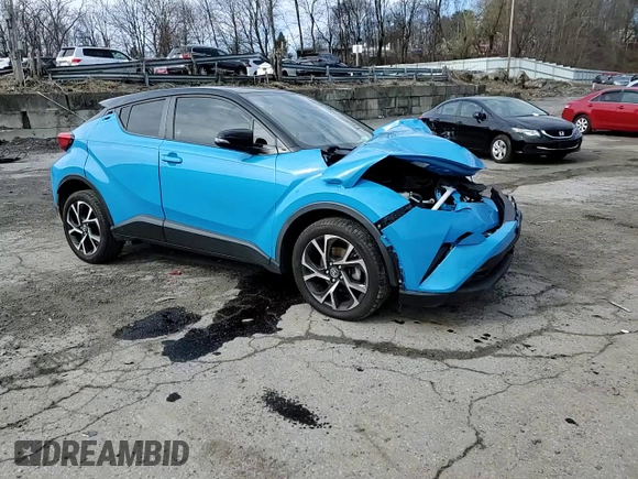 2019 Toyota C-HR XLE with VIN NMTKHMBX4KR097964, listed as a Copart auction lot 50431145 with 0 mi miles and Salvage Title. Bid and sale history available at carsss.com. Image 12.