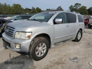 2007 Infiniti QX56 with VIN 5N3AA08A97N805333, listed as a Copart auction lot 71234674 with 0 mi miles and Clean Title. Bid and sale history available at carsss.com. Image 1.