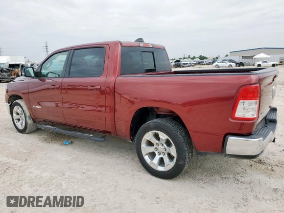 2021 Ram 1500 Lone Star with VIN 1C6RREFT3MN574412, listed as a Copart auction lot 65439215 with 97,391 mi miles and Salvage title. Bid and sale history available at DreamBid. Image 2.