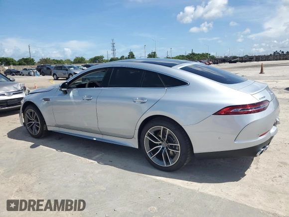 2024 Mercedes-Benz AMG GT 43 с VIN W1K7X5KB3RV001994, выставлен на аукционе Copart как лот 68976864 с пробегом 3 791 миль миль и Списание • Salvage title. История ставок и продаж доступна на DreamBid. Изображение 2.