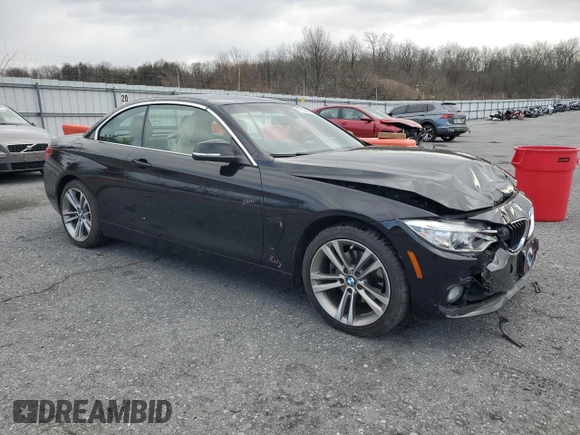2016 BMW 4 Series 428i xDrive with VIN WBA3T1C58GP822612, listed as a Copart auction lot 87142454 with 85,437 mi miles and Salvage title. Bid and sale history available at DreamBid. Image 4.
