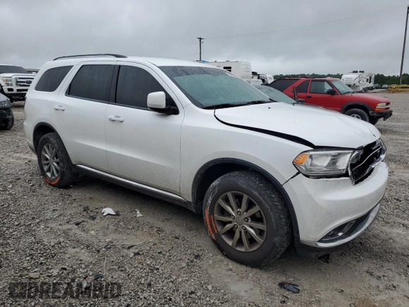 2017 Dodge Durango SXT with VIN 1C4RDJAGXHC629840, listed as a Copart auction lot 58322745 with 177,930 mi miles and Salvage title. Bid and sale history available at DreamBid. Image 4.